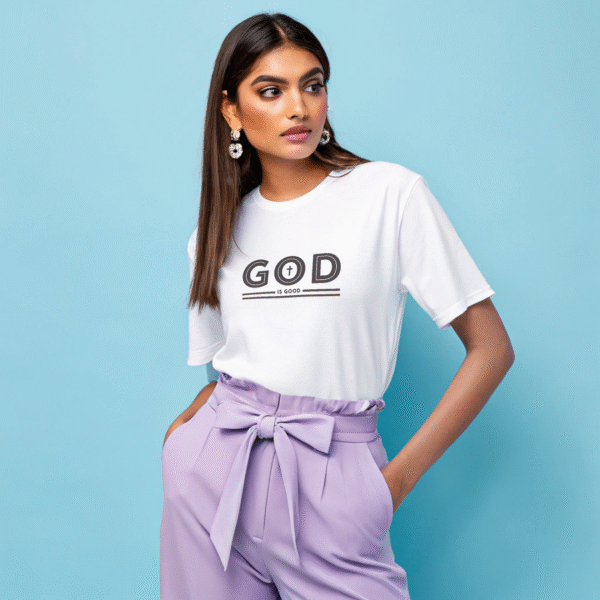 God Is Good Christian White T-Shirt – Faith-Inspired Tee