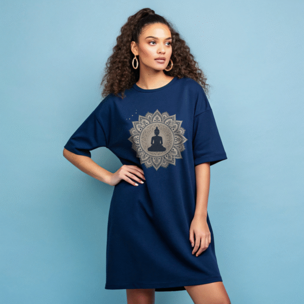 Mandala Buddha Meditation Graphic Tee